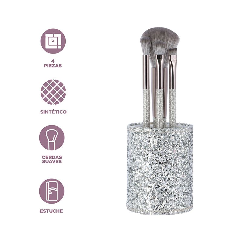 Kit-Brochas-De-Maquillaje-Con-Organizador-Miniso-Sint-ticas-Plateadas-4-Piezas-4-26042