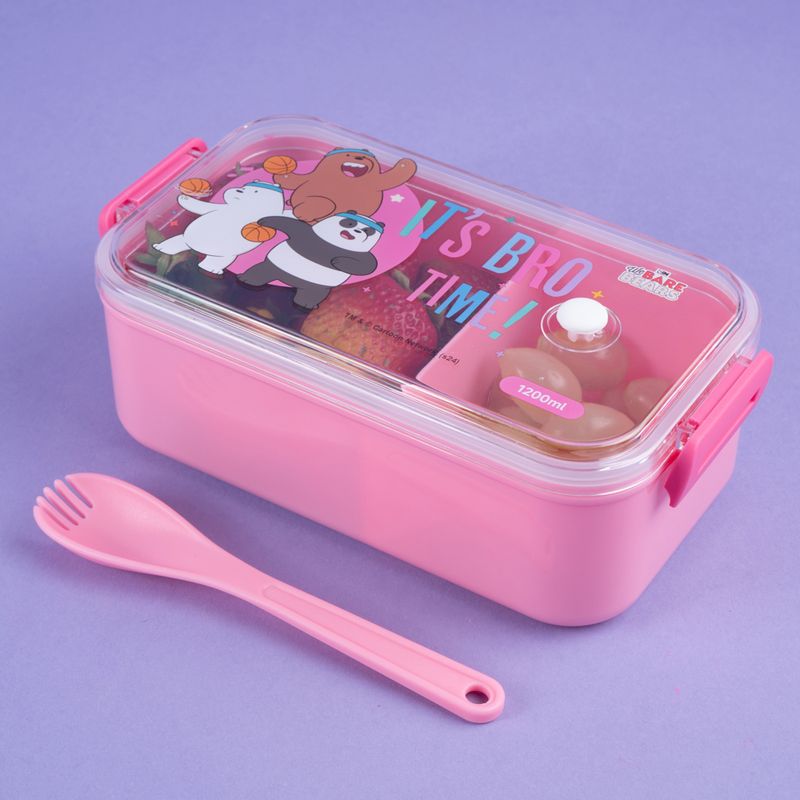 Contenedor-De-Alimentos-We-Bare-Bears-Music-Festival-Pl-stico-Rosa-1200-ml-3-25356