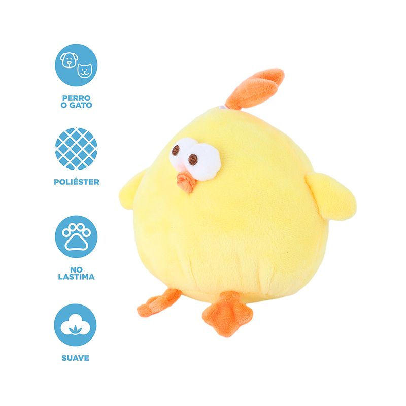 Juguete-Para-Gato-Miniso-Muslito-DunDun-Peluche-100-Poli-ster-Amarillo-4-25873