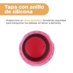 Termo-Con-Tapa-Enroscable-We-Bare-Bears-Panda-Music-Festival-Acero-Inoxidable-Rosa-600-ml-5-25380