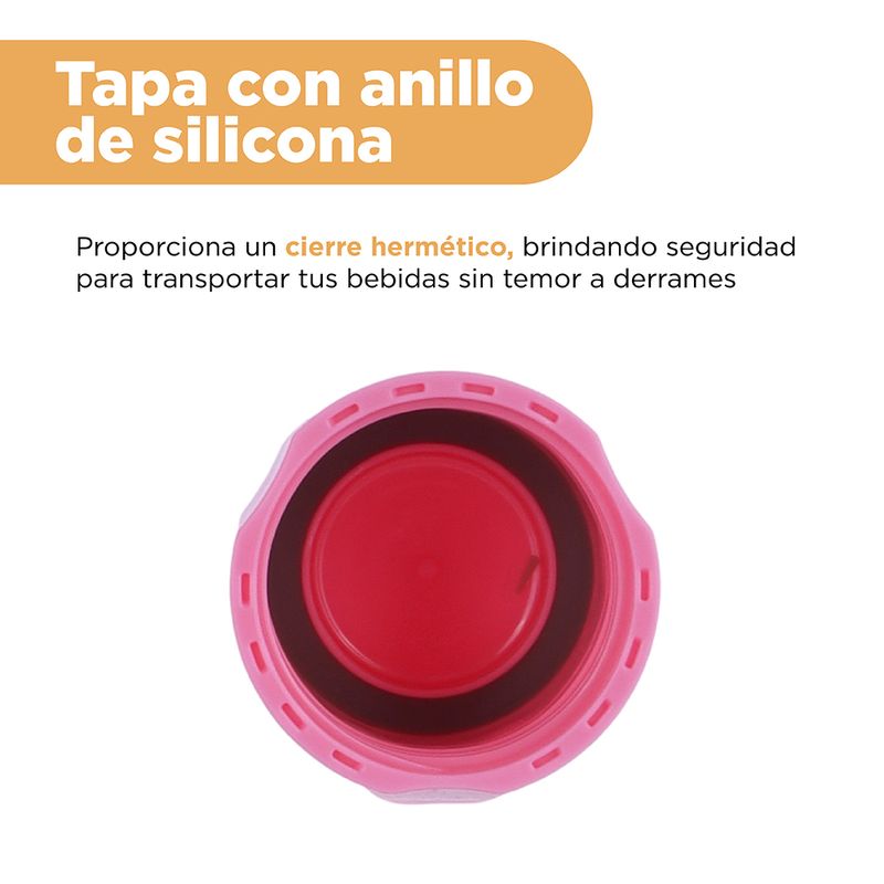 Termo-Con-Tapa-Enroscable-We-Bare-Bears-Panda-Music-Festival-Acero-Inoxidable-Rosa-600-ml-5-25380