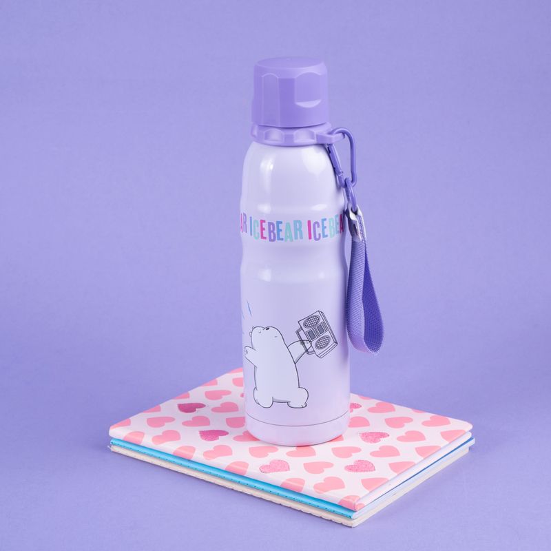 Termo-Con-Tapa-Enroscable-We-Bare-Bears-Polar-Music-Festival-Acero-Inoxidable-Morado-600-ml-3-25381
