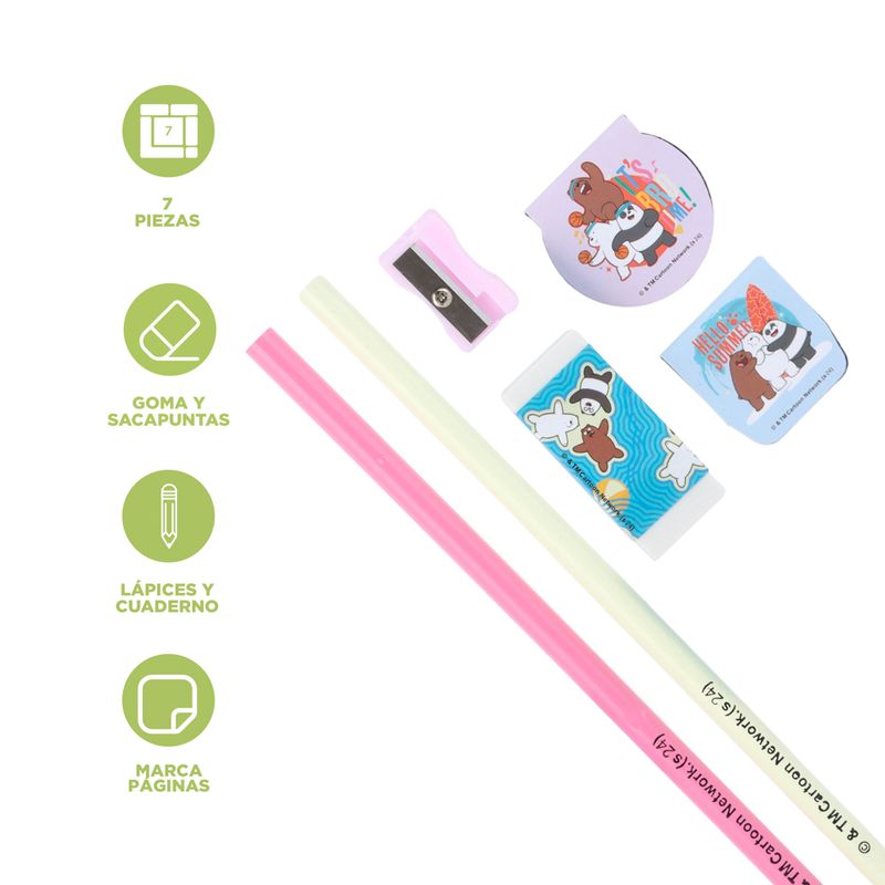 Kit-De-Papeler-a-We-Bare-Bears-Music-Festival-Rosa-7-Piezas-4-25881