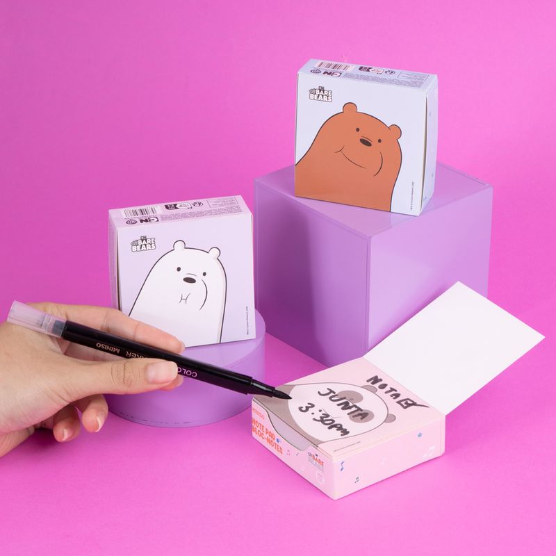 Notas-Adhesivas-We-Bare-Bears-Panda-Music-Festival-Papel-Rosas-250-Hojas-5-25384