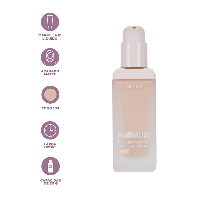 Base-De-Maquillaje-Liquida-Mate-Miniso-Minimalist-Tono-103-30-gr-3-26504