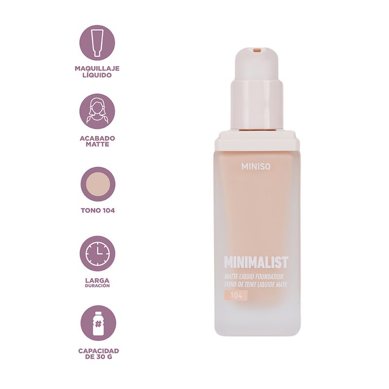 Base-De-Maquillaje-Liquida-Mate-Miniso-Minimalist-Tono-104-30-gr-3-26507