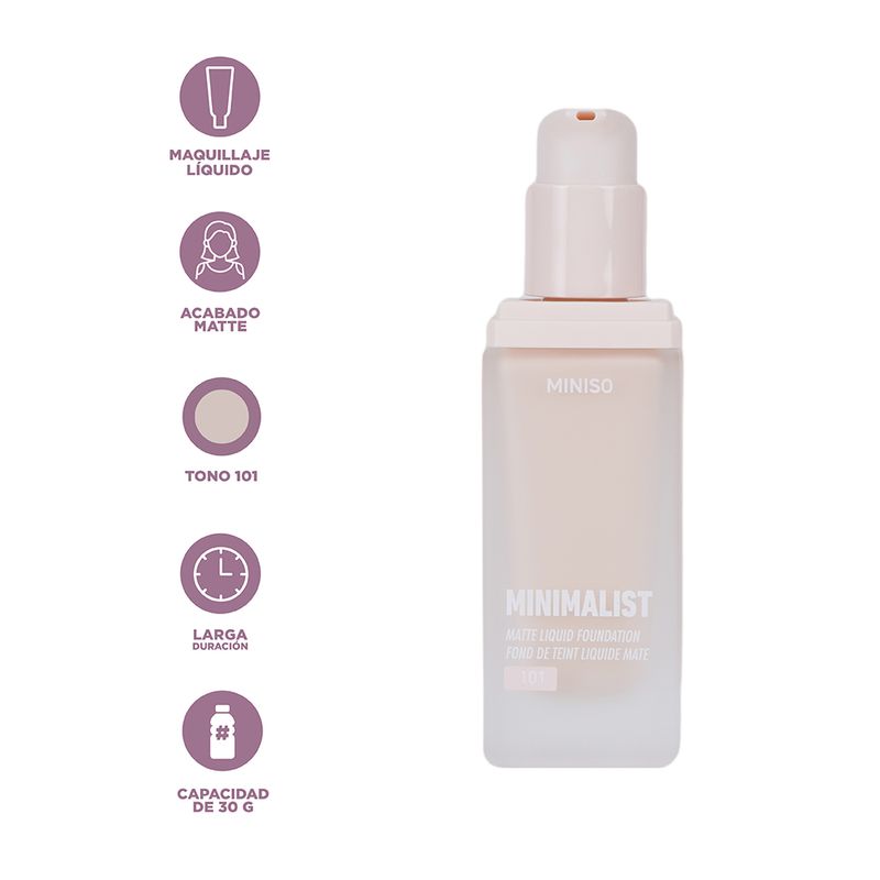 Base-De-Maquillaje-Liquida-Mate-Miniso-Minimalist-Tono-101-30-gr-3-26513