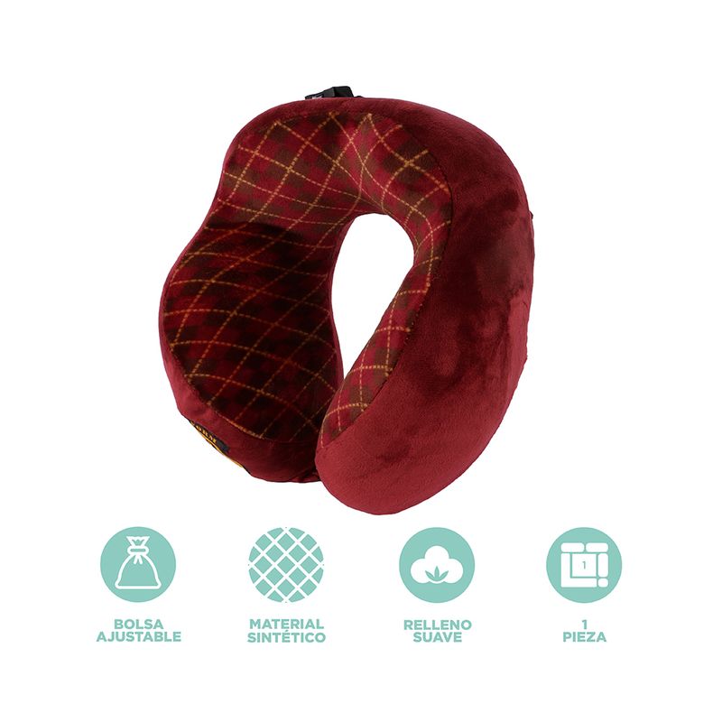 Almohada-De-Viaje-Con-Funda-Harry-Potter-Plataforma-9-3-4-Memory-Foam-Textil-Vino-3-25932