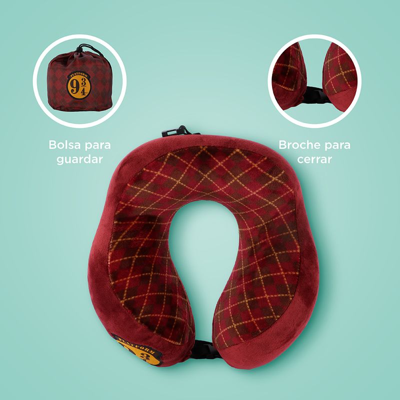 Almohada-De-Viaje-Con-Funda-Harry-Potter-Plataforma-9-3-4-Memory-Foam-Textil-Vino-5-25932