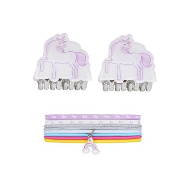 Kit Accesorios Para Cabello Miniso Fantasy Unicorn Multicolor 10 Piezas