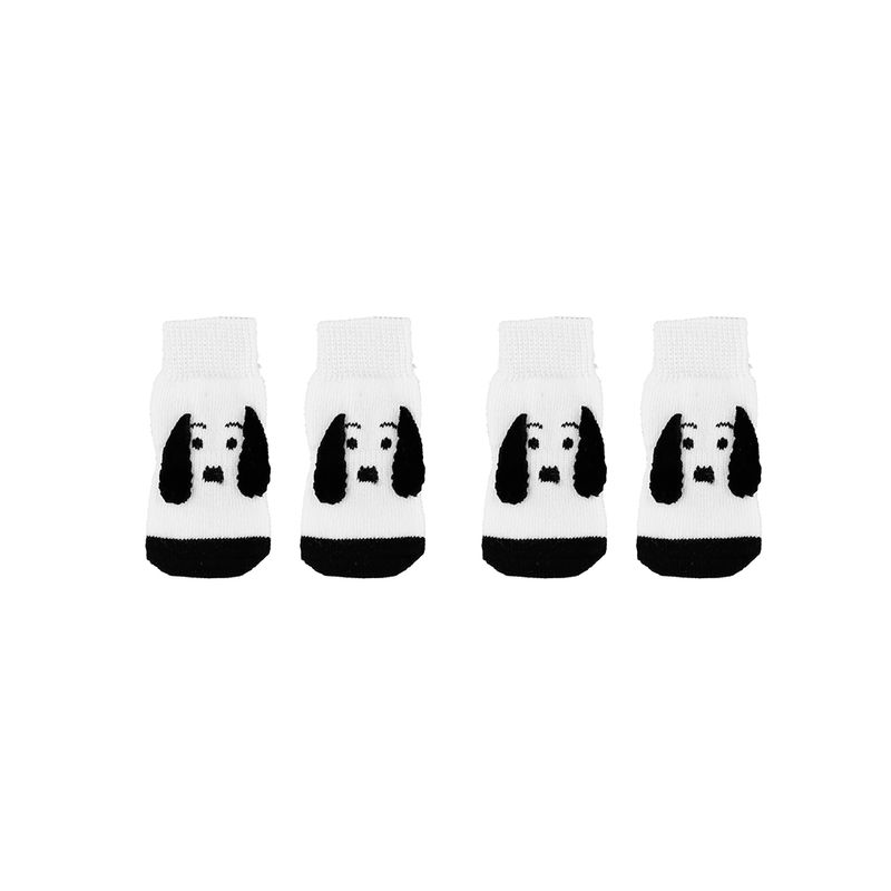 Set-Calcetines-Para-Mascota-Snoopy-86-Algod-n-5-Poli-ster-5-Poliamida-2-Elastodieno-2-Elastano-Blancos-2-Pares-1-25291