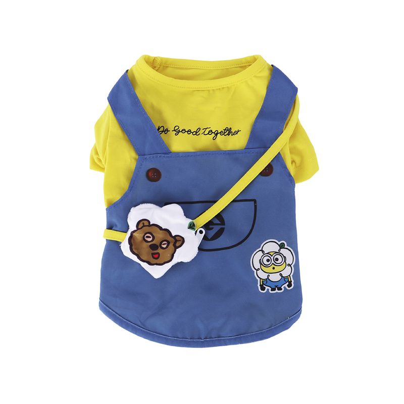Ropa-Para-Mascotas-Minions-Tim-Camisa-96-Poli-ster-4-Elastano-Amarilla-1-25341
