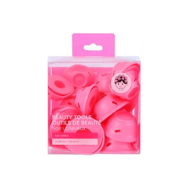 Paquete Rizadores De Cabello Miniso Silicona Rosas 20 Piezas