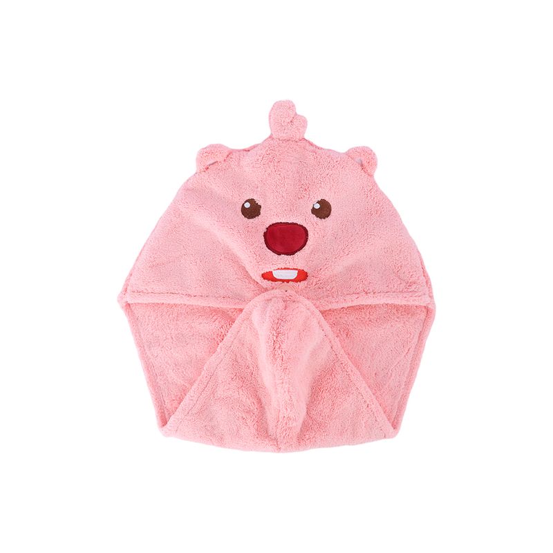 Toalla-Para-Cabello-Miniso-Zanmang-Loopy-86-Poli-ster-14-Poliamida-Rosa-1-25846