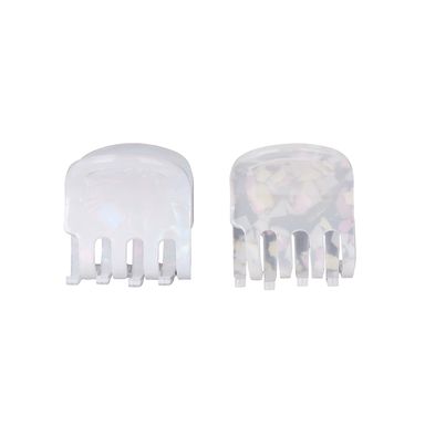 Set Pinzas Para Cabello Miniso Aperladas Sintéticas 2 Piezas