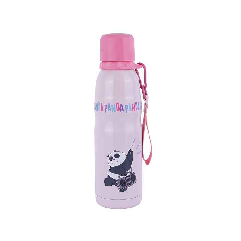 Termo-Con-Tapa-Enroscable-We-Bare-Bears-Panda-Music-Festival-Acero-Inoxidable-Rosa-600-ml-1-25380