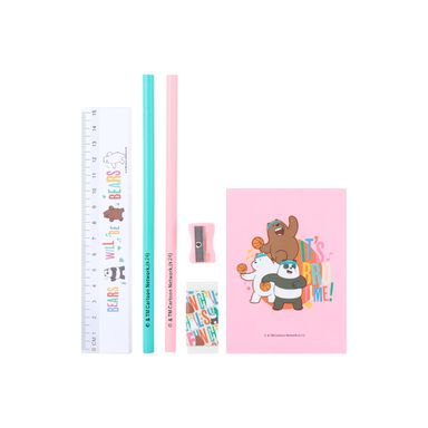 Kit De Papelería We Bare Bears Music Festival Multidiseño 6 Piezas