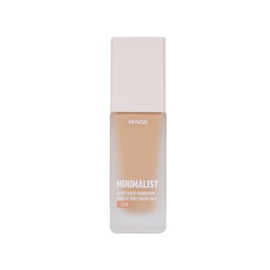 Base De Maquillaje Liquida Mate Miniso Minimalist Tono 108 30 gr