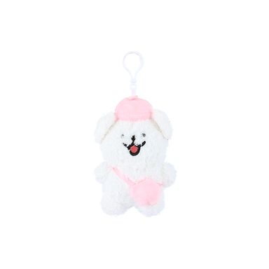 Llavero Miniso Maltes Con Boina Y Bolso Felpa