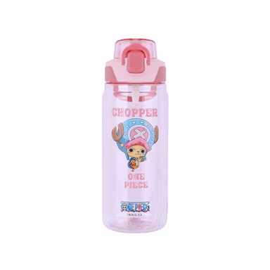 Cilindro Con Tapa Enroscable One Piece Tony Tony Chopper Plástico Rosa 780 ml