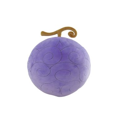 Cojín Decorativo One Piece Fruta Del Diablo Gomu Gomu Textil Morado