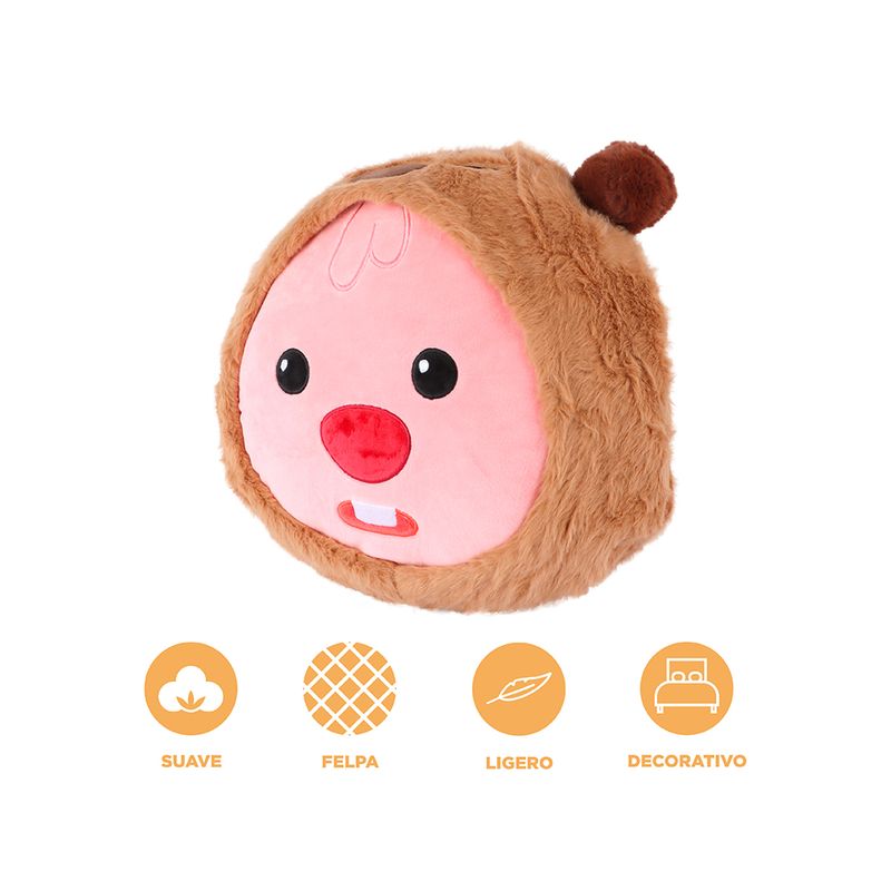 Coj-n-Decorativo-Miniso-Zanmang-Loopy-Disfrazado-De-Capibara-Felpa-3-25841