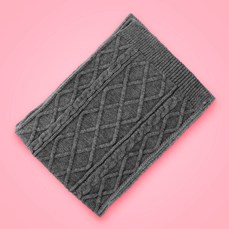 Bufanda-Tejido-Trenzado-Textil-Gris-140x25-cm-2-28664