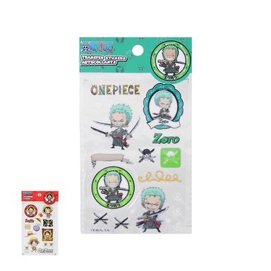 Plantilla De Stickers One Piece Roronoa Zoro 21 Piezas