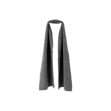 Bufanda Tejida Textil Gris 140x25 cm