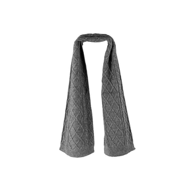 Bufanda-Tejido-Trenzado-Textil-Gris-140x25-cm-1-28664