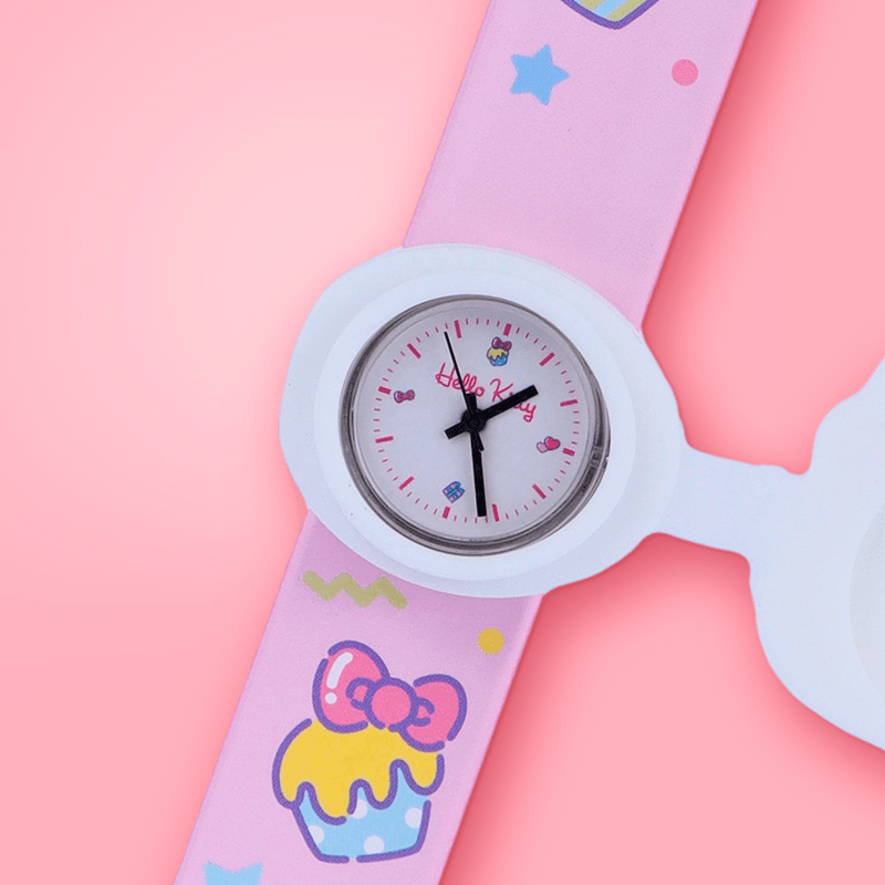 Reloj-Sanrio-Hello-Kitty-Para-Ni-o-Giratorio-Con-Tapa-Rosa-3-16759