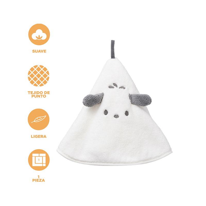 Toalla-Para-Manos-Sanrio-Pochacco-Textil-Blanca-45x45-cm-3-21253