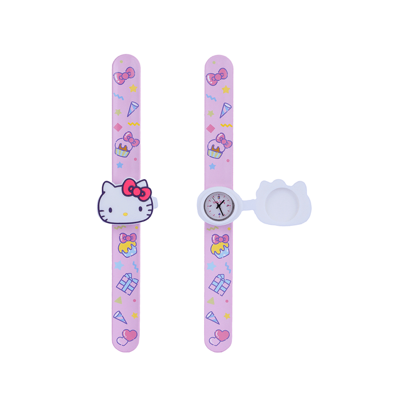 Reloj-Sanrio-Hello-Kitty-Para-Ni-o-Giratorio-Con-Tapa-Rosa-1-16759