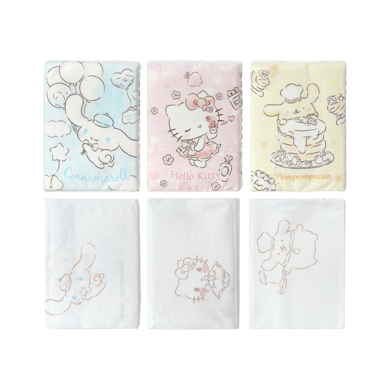 Paquete-Pa-uelos-Desechables-Sanrio-100-Pulpa-De-Madera-20-5x20-5-cm-9-Piezas-1-15429