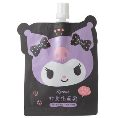 Limpiador Facial Refrescante Sanrio Kuromi Portable 15 ml Carbón De Bambú