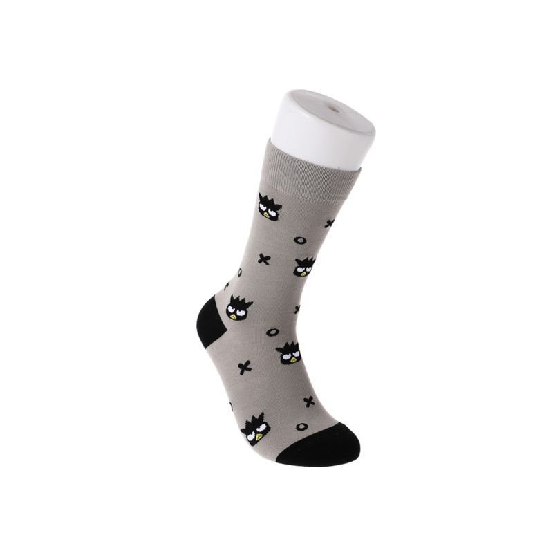 Calcetines-Para-Mujer-Sanrio-Badtz-Maru-55-Algod-n-38-Poli-ster-4-Poliamida-3-Elastano-Grises-24-26-1-16775
