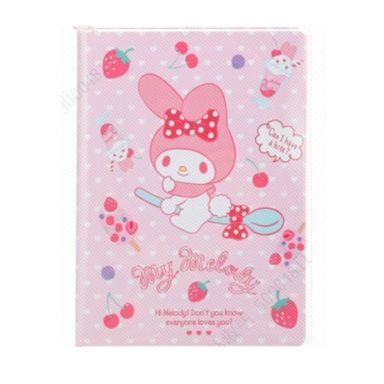 Libreta Sanrio My Melody Rosa 10.4x14.1 cm 96 Hojas