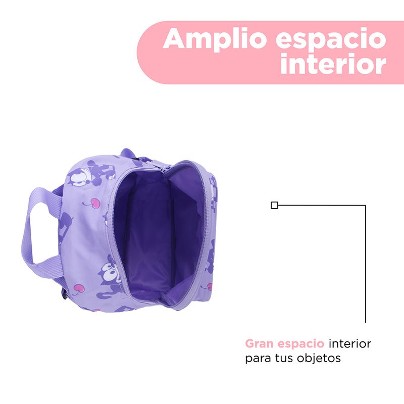 Mini-Mochila-Con-Cangurera-El-Gato-F-lix-100-Poli-ster-Lila-27x23x14-cm-5-27364
