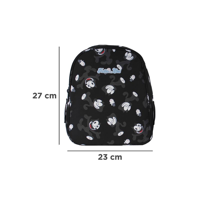 Mini-Mochila-Con-Cangurera-El-Gato-F-lix-100-Poli-ster-Negra-27x23x14-cm-7-27363