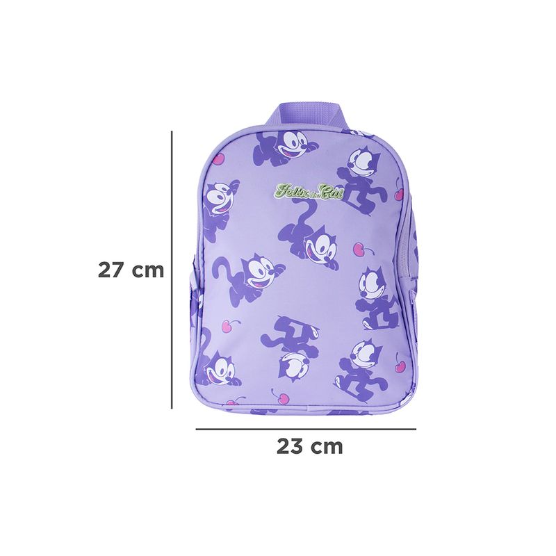 Mini-Mochila-Con-Cangurera-El-Gato-F-lix-100-Poli-ster-Lila-27x23x14-cm-7-27364