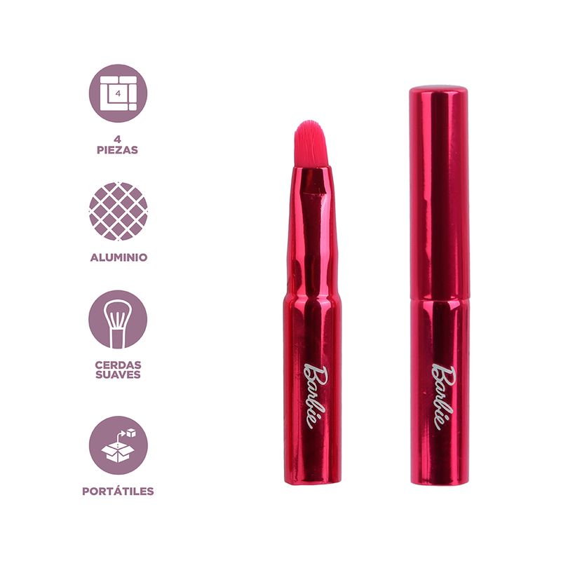 Brocha-De-Maquillaje-Barbie-4-En-1-Rosa-3-21602