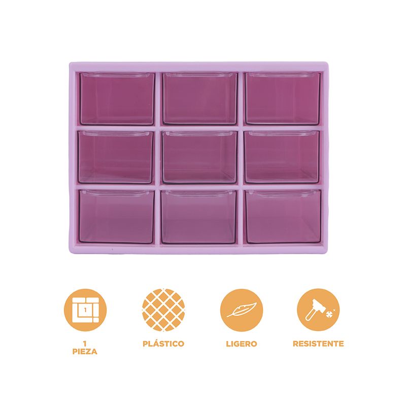 Organizador-De-Escritorio-Con-Cajones-SANRIO-Pl-stico-Rosa-3-24668