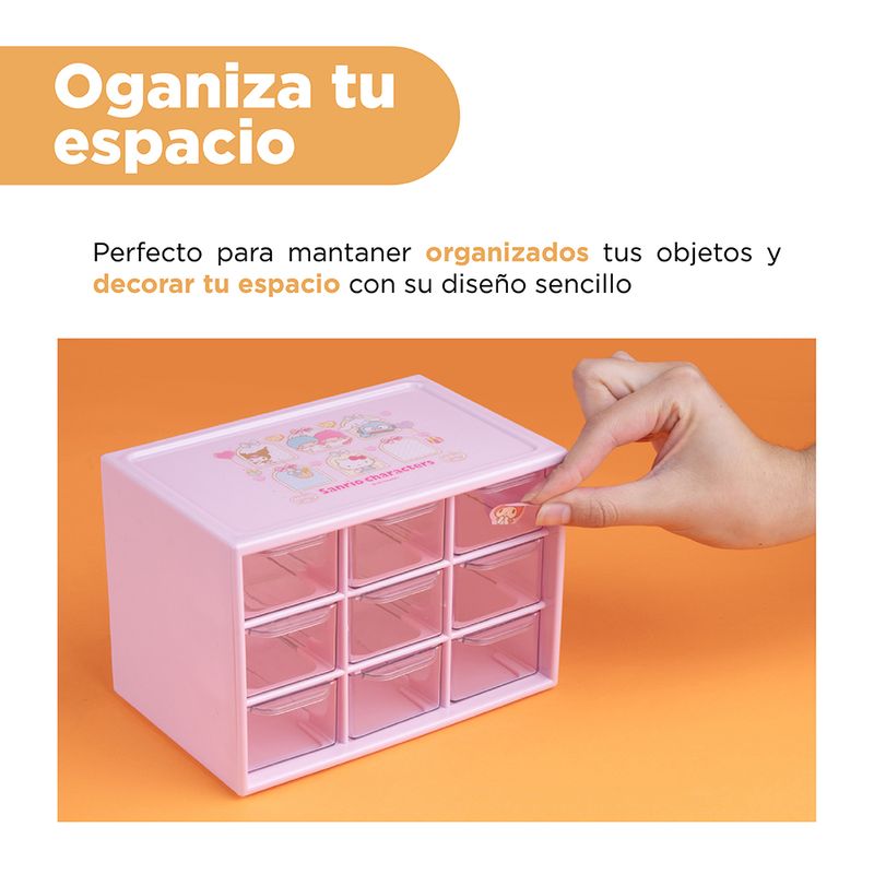 Organizador-De-Escritorio-Con-Cajones-SANRIO-Pl-stico-Rosa-4-24668