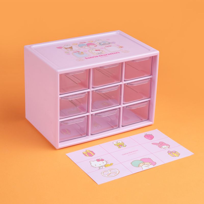 Organizador-De-Escritorio-Con-Cajones-SANRIO-Pl-stico-Rosa-6-24668