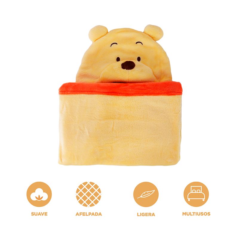 Manta-Con-Capucha-Disney-Winnie-Pooh-100-Poli-ster-Amarilla-90x140-cm-4-28347