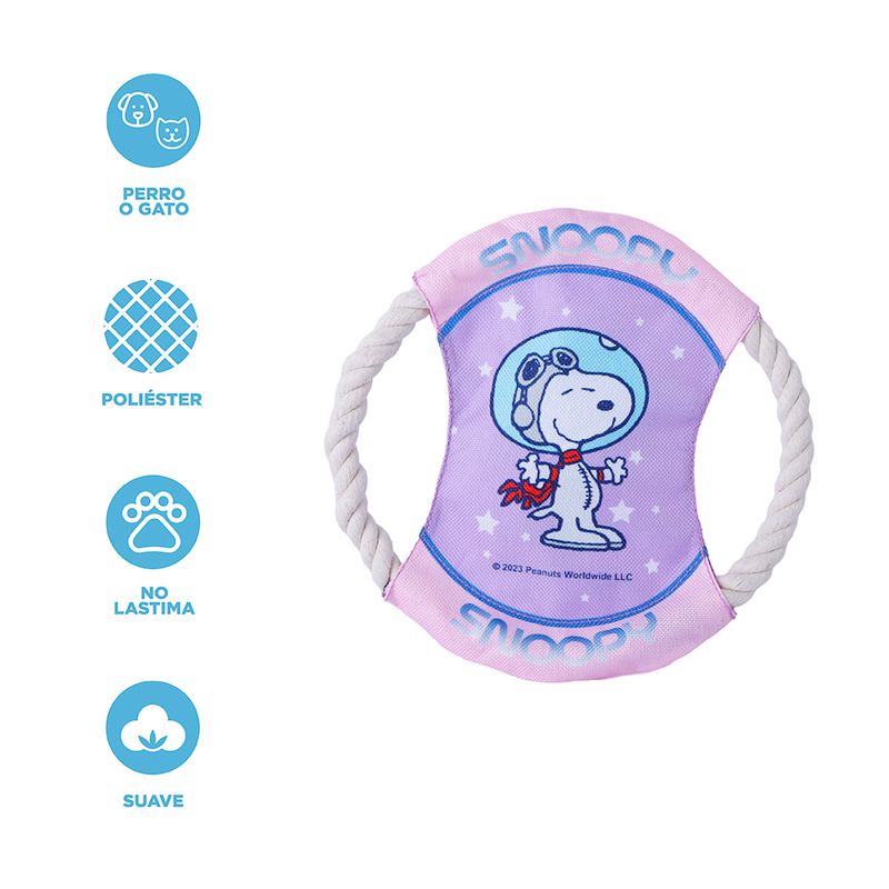 Disco-Volador-Para-Mascotas-SNOOPY-Textil-Rosa-3-24718