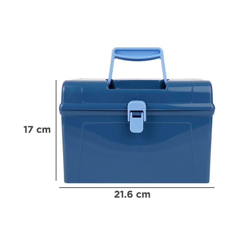 Caja-De-Almacenamiento-Con-Broche-Miniso-MINISO-Pl-stico-Azul-7-24449