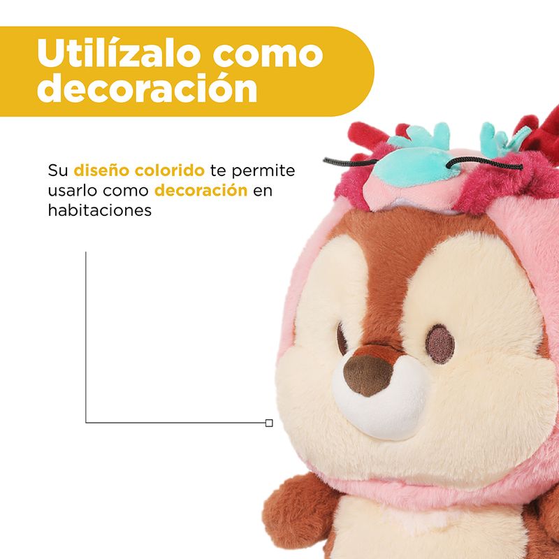 Peluche-DISNEY-ANIMALS-DISNEY-Ardilla-Chip-Con-Capucha-De-Drag-n-Felpa-Caf-7-24722