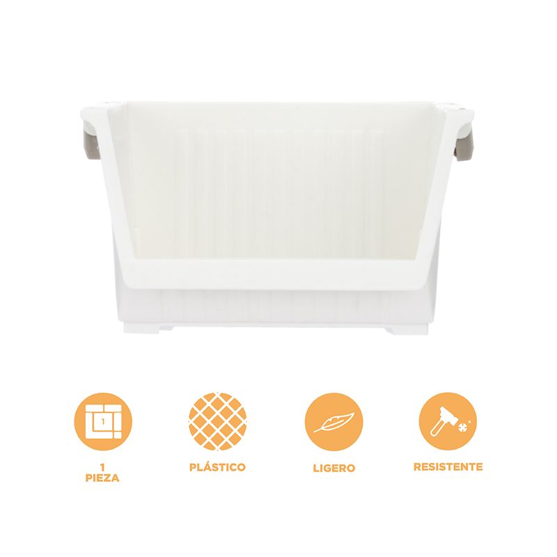 Organizador-De-Escritorio-Miniso-MINISO-Pl-stico-Blanco-4-24458