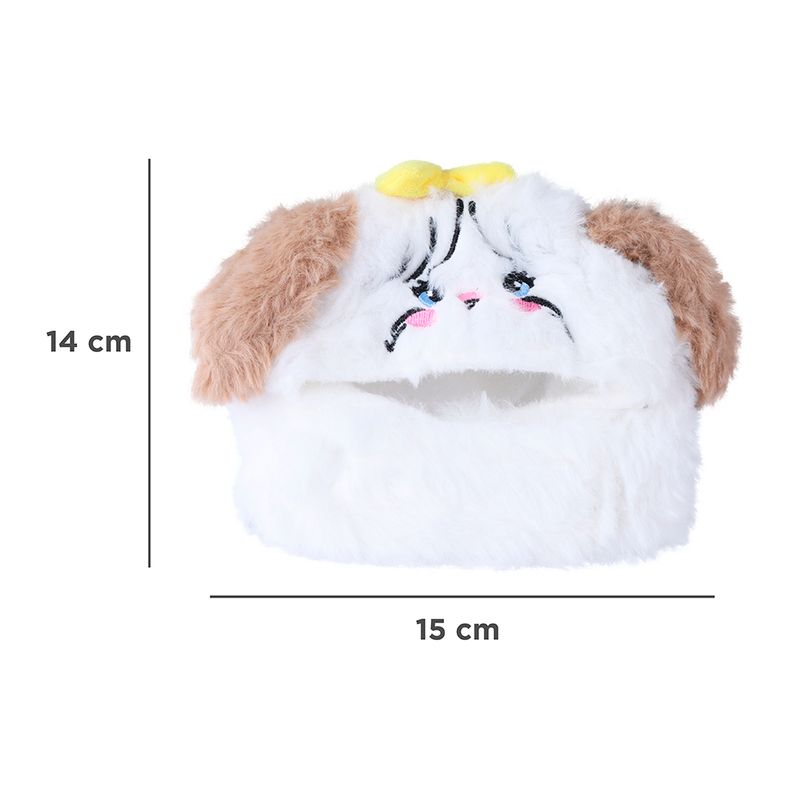 Gorro-Para-Gato-MINISO-Souffle-Mikko-100-Poli-ster-Blanco-6-24771
